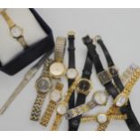 A collection of ladies fashion watches to include Raymond Weil, Sekonda, Montine etc Condition