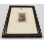 PHOTOGRAPH OF JOHN BROWN ESQ in full Highland dress, 10 x 6cm Condition Report:Available upon