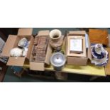 A mixed lot to include ceramics, fire tools etc Condition Report:Available upon request