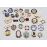 COLLECTION OF CURLING AND LAWN BOWLS BADGES Condition Report:Available upon request