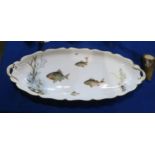 A Rosenthal transfer printed fish platter Condition Report:Available upon request