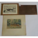 GEORGE CAMERON FOLEY (SCOTTISH b.FALKIRK 1910) A LARGE QUANTITY OF WORKS to include etchings,