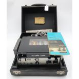 A FI-CHORD 202A portable reel to reel tape recorder with music tapes, power pack etc Condition