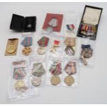 VARIOUS MEDALS comprising; Russian medals etc Condition Report:Available upon request