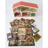 A vintage boxed Lundby Dolls house with a large quantity of boxed Lundby Dolls house furniture