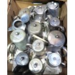 A quantity of EPNS including hotelware, candelabra, brassware, loose cutlery etc Condition Report: