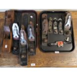 A lot of assorted wood planes to include Stanley and Buck Bros Condition Report:Available upon