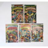 A collection of UK marvel comics comprising Planet of the Apes, 1-10, 12-27, 35-46, 48-62, 64-117,