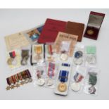 VARIOUS GB MEDALS AND MEDALLIONS comprising; Coronation medals, Condition Report:Available upon