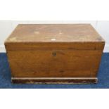 A Victorian pine blanket chest Condition Report:Available upon request