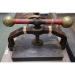 A Victorian cast iron book press Condition Report:Available upon request