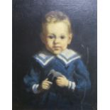 SCOTTISH SCHOOL Young Arthur Sutherland, oil on canvas, 50 x 40cm Condition Report:Available upon