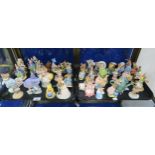Assorted Beatrix Potter figures including Border Fine Arts, Beswick, Royal Albert; Bunnykins