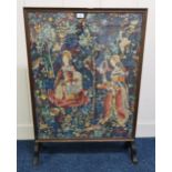 A 20th century tapestry fire screen, 97cm high x 68cm wide Condition Report:Available upon request