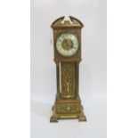 B.W. Fase miniature longcase clock with ormolu mounts Condition Report:Available upon request
