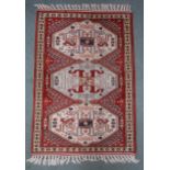 A lot of two contemporary assorted eastern style rugs (2) Condition Report:Available upon request