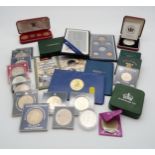 LARGE QUANTITY GB CURRENCY comprising; cased commemorative etc Condition Report:Available upon