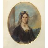 T.M.KNOTT Portrait of a lady, pastel, 39 x 31cm Condition Report:Available upon request