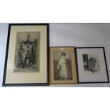 ETCHINGS VARIOUS comprising; S.M.LITTEN, TUSHINGHAM, HAYES, HARDIE, FITTON, ANDERSON, HOLE and G