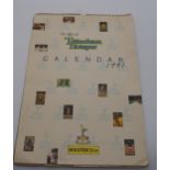 TOTTENHAM HOTSPUR The Official Tottenham Hotspur Calendar 1991 presented by Holstein Pils with