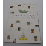 TOTTENHAM HOTSPUR The Official Tottenham Hotspur Calendar 1991 presented by Holstein Pils with