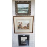 A lot of three framed pictures to include two R.Y. Ferguson and a Joy Bain (3) Condition Report: