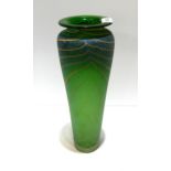 A green glass vase by Will Shakespeare Condition Report:Available upon request