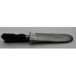 A Siere Gorman divers knife with galvanised scabbard Condition Report:Available upon request