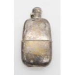 A silver hip flask, of plain form, by James Deakin & Sons, Birmingham 1922, 166gms Condition