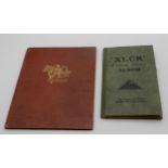 Two stamp albums with examples from Abyssinia, Mongolia, French Colonies, Japan, China, United