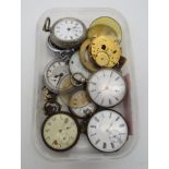 A lot of various pocket watches and parts Condition Report:Available upon request