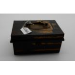 A lot of British coins in a safe box with key Condition Report:Available upon request