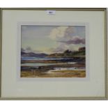 STIRLING GILLESPIE Coastal view, signed, watercolour, 24 x 30cm Condition Report:Available upon
