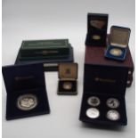 A lot of commemorative coins with silver examples Condition Report:Available upon request