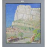 MAJEL DAVIDSON (1885-1969) LE BAOU DE SAINT TEANETT  Oil on canvas, 64 x 56cm  Title inscribed verso