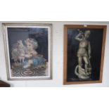 A lot of two framed pictures (2) Condition Report:Available upon request