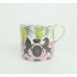 ERIC RAVILIOUS (1903-1942) FOR WEDGWOOD A Queen Elizabeth II commemorative Coronation mug dated