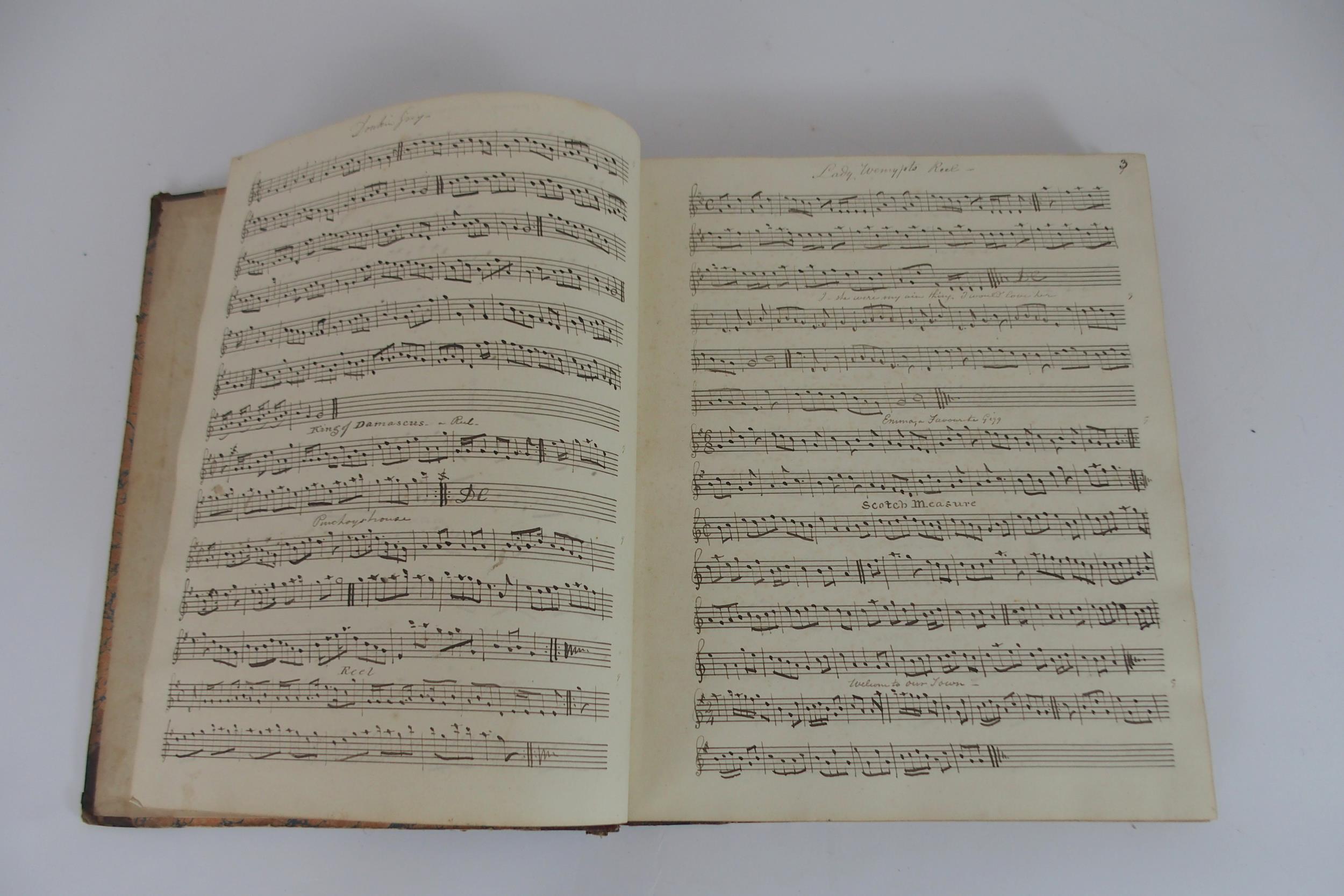 JOHN ROOK, Manuscript, Multum in Parvo or a Collection of old English, Scotch, Irish & Welsh tunes - Image 5 of 27
