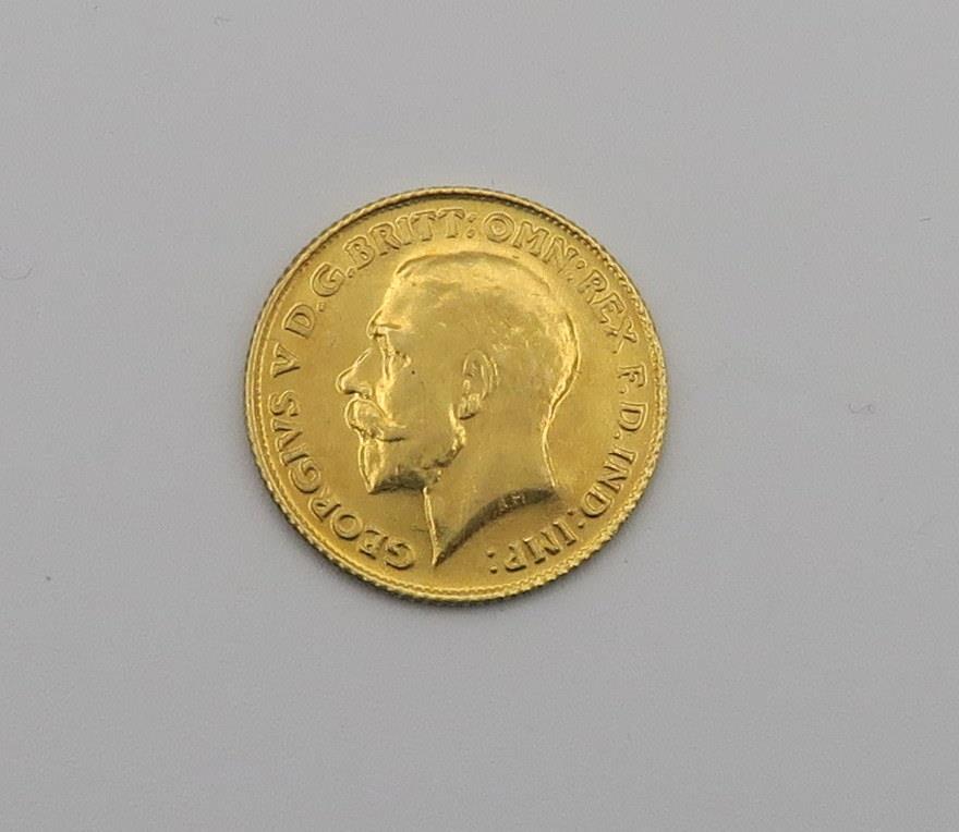 A George V gold half sovereign, 1913 Condition Report:Available upon request - Image 2 of 2