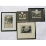 JOHN KAY Gillespie brothers, Philanthropists, print, 8 x 11cm and six others (7) Condition Report:
