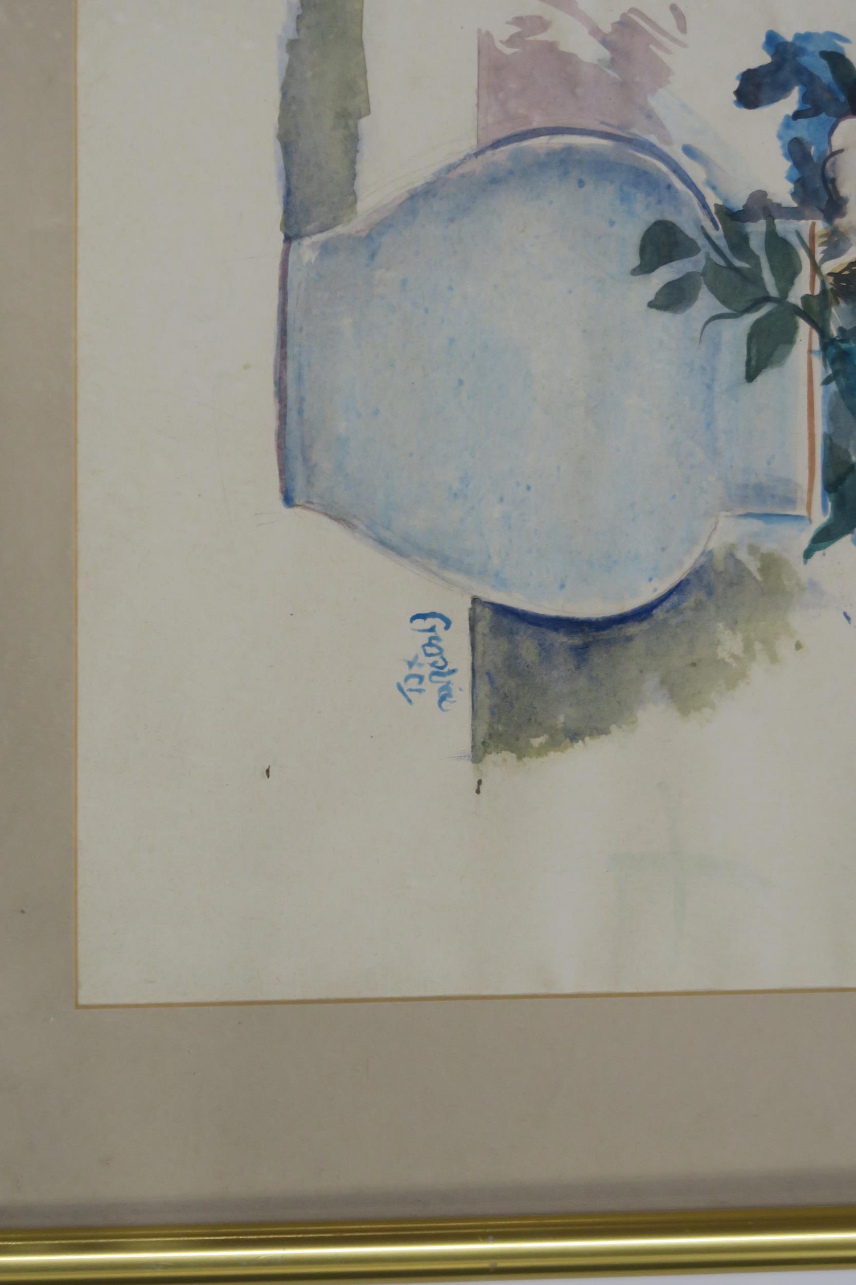 WILLIAM CROSBIE RSA RGI (1915-1999) STILL LIFE, FLOWERS IN POT  Ink/pencil, signed lower left, 51 - Image 8 of 8