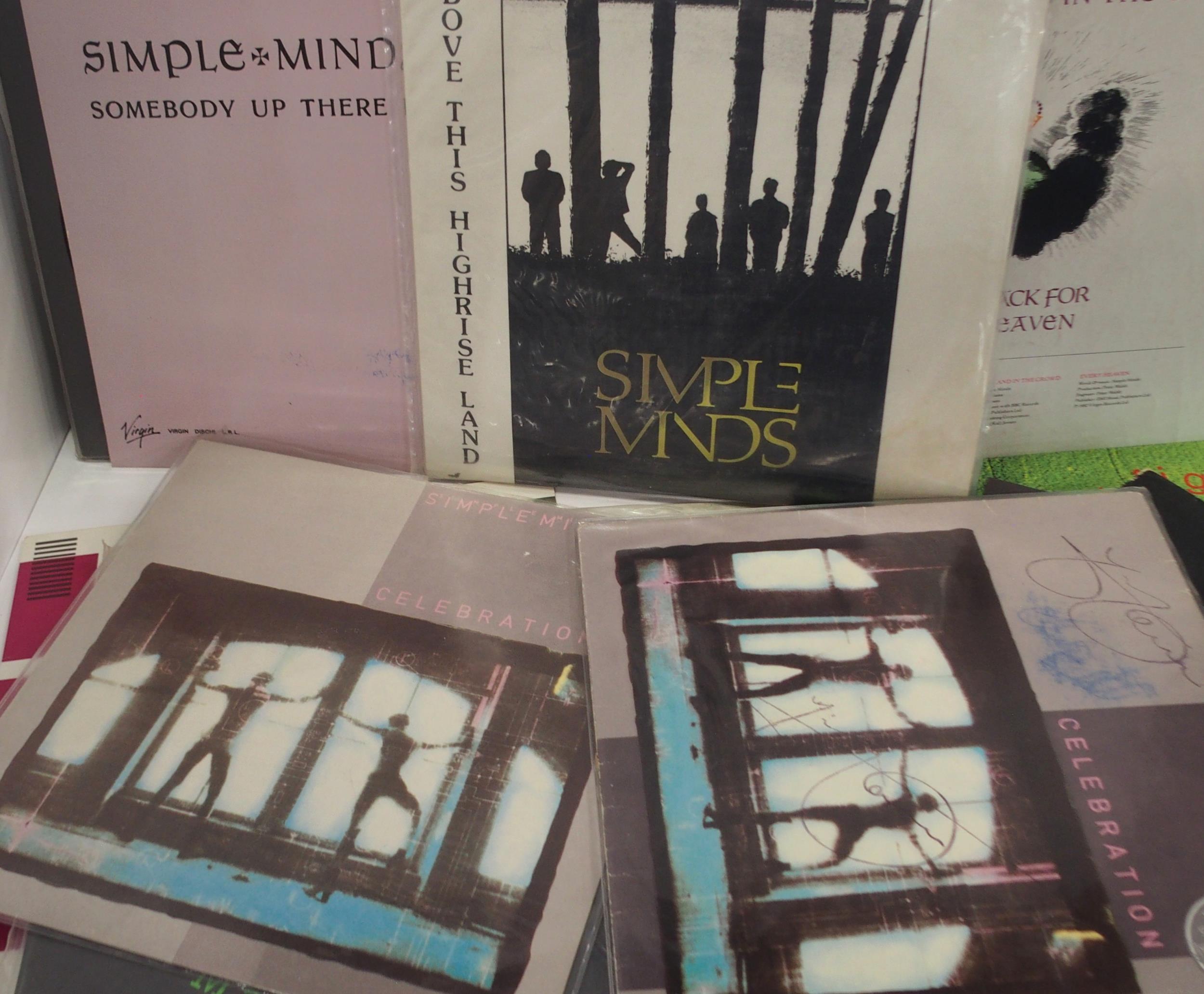 SIMPLE MINDS vinyl records, an extensive collection with Celebrate 12" and urban sampler Celebrate - Image 5 of 5