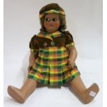 A life-size celluloid doll with moving eyes Condition Report:Available upon request