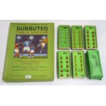 A Subbuteo Table Soccer set and five boxed teams: Partick Thistle, Dundee United, Tottenham,