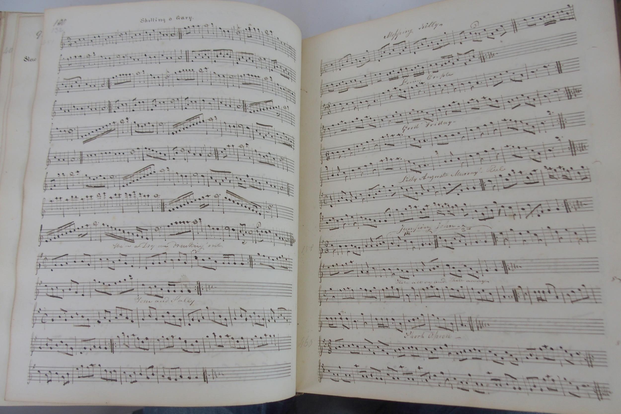 JOHN ROOK, Manuscript, Multum in Parvo or a Collection of old English, Scotch, Irish & Welsh tunes - Image 6 of 27