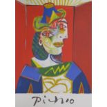 AFTER PABLO PICASSO (SPANISH 1881-1973) BUSTE DE FEMME  Limited Edition Lithograph on Papier des