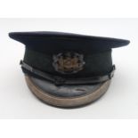 A Sheffield Police officer's peaked cap, circa 1910, by Christys' of London, size 6 3/4 Condition