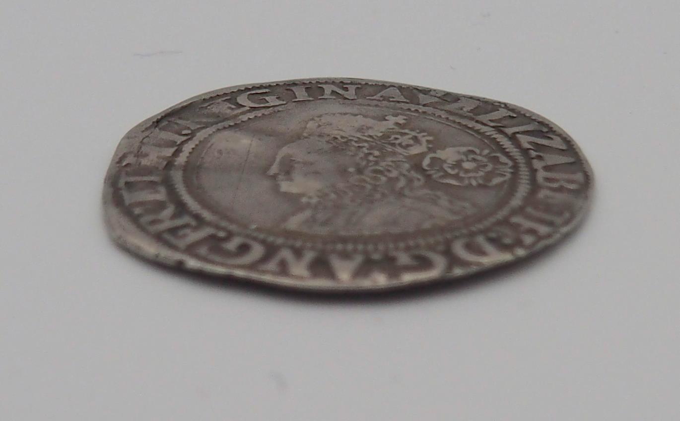 Elizabeth I silver sixpence Pheon mint mark Condition Report:Available upon request - Image 4 of 4