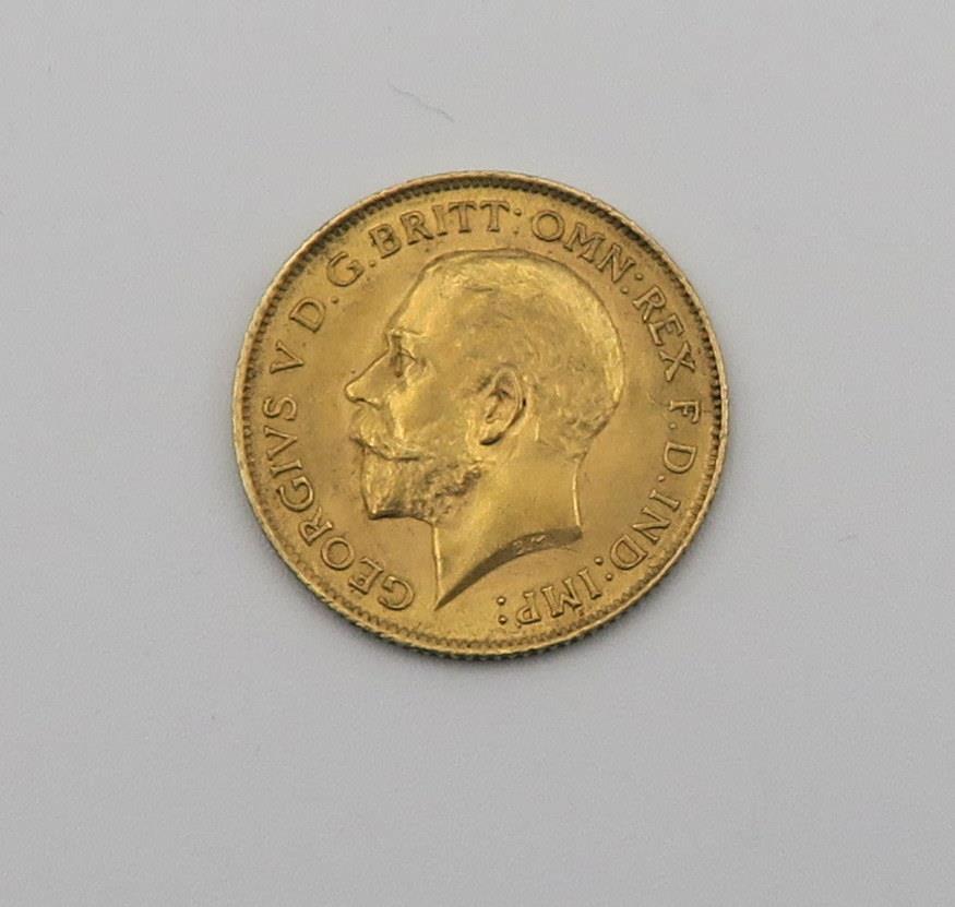 A George V gold half sovereign 1914 Condition Report:Available upon request - Image 2 of 2