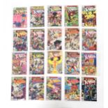 A collection of Marvel X-men comics including; Uncanny X-men 106, 110-111, 114,116, 118-120, 123-129